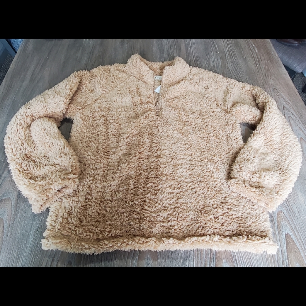 Teddy Bear Sherpa Pullover Sweater